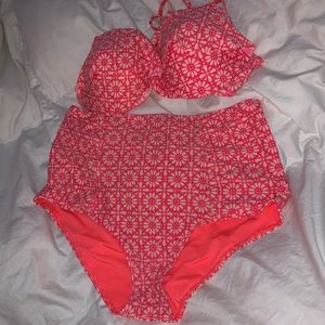American Eagle High Waisted Bathing Suit